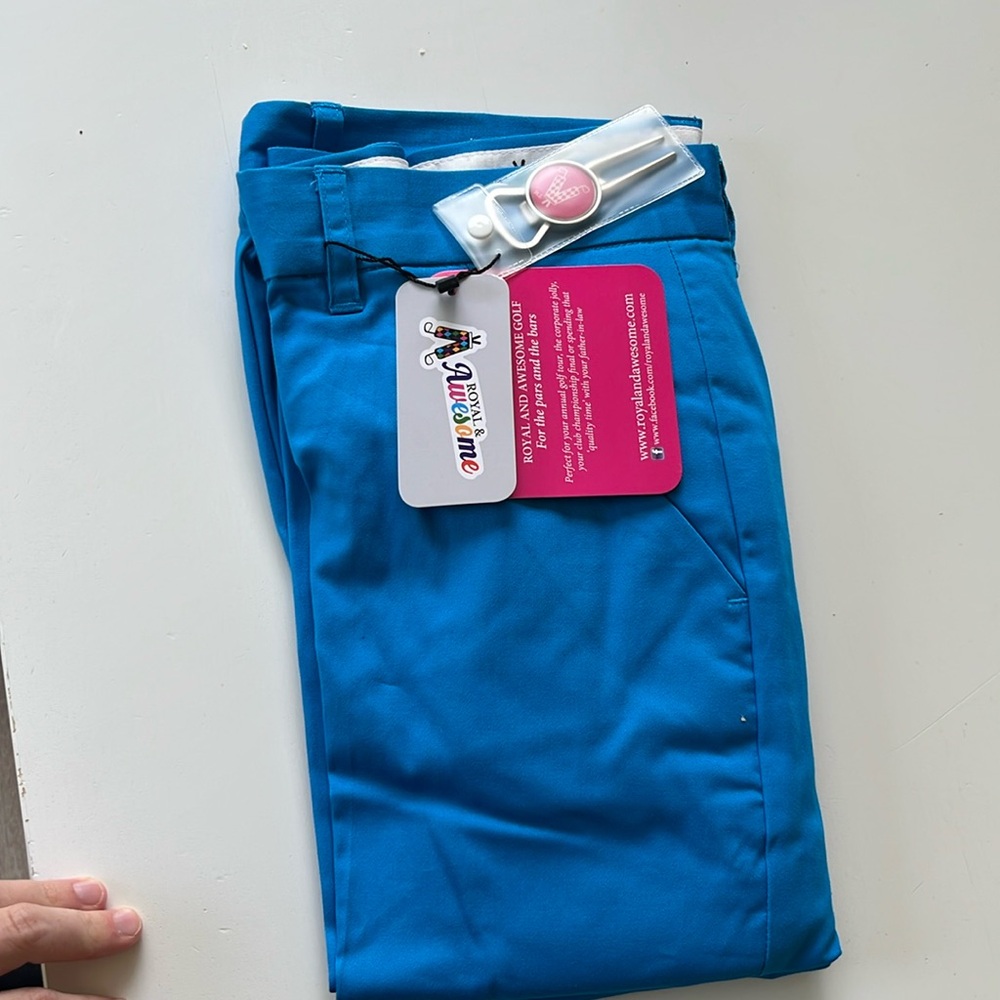 Royal and Awesome Golf Pants